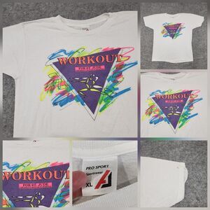 VTG‎ 90s Workout For ST Jude Children's Hospital Mens XL Single Stitch T Shirt